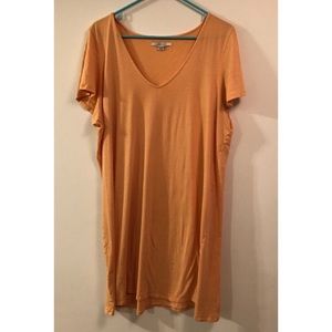 Light Orange Tee Dress